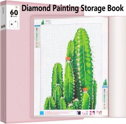 Stitch A3 Diamond Painting Storage Book Transparent Cover Photo Album Diamond Embroidery Collect Book Oil Painting Organizer Holder