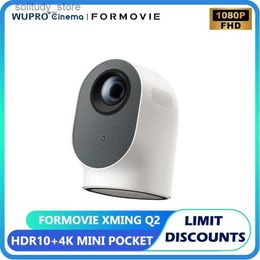 Other Projector Accessories Formovie Xming Q2 Smart Projector 1080p 500ANSI lumens for Home Theater Projector Audio System Portable Mini Full HD TV Q240322