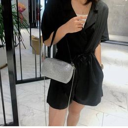 Shoulder Bags 2024 Women's Bag Korean Version Simple Fashion Armpit Hand Cylinder Chain Strip Messenger