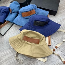 SSYY Bucket hat designer hat Wide Brim Hats luxury bucket hat solid colour letter design Atmosphere fashion leisure sunshade cap temperament versatile hat couple6