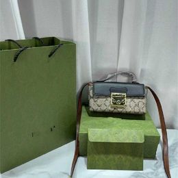 36% OFF Designer bag 2024 Handbags Summer Single Shoulder Messenger Handbag womens lock fashion moonlight treasure box letter
