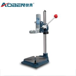 gereedschap AOBEN 1PC Electric Drill Stand Precision Power Rotary Tools Bench Drill Accessories Multifunction Fixed Bracket Base Power Tools