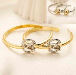 5cm Gold Big size Circle earrings hoop earrings designer earrings for women gifts Valentine's Day designer jewelry