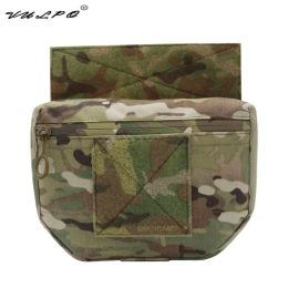 Bags VULPO Tactical Vest Armour Carrier Drop Pouch AVS JPC CPC Pouch Waist Bag EDC Combat Pouch Tool Organiser Bag Front Pocket