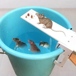 Brushes Diy Home Garden Pest Controller Rat Trap Quick Kill Seesaw Mouse Catcher Bait Home Rat Traps Mouse Pest Mice Traps