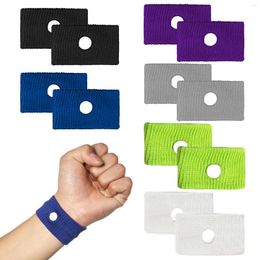 Wrist Support 6pairs Washable Wristband Sea Sickness Adults Children Acupressure Band Solid Soft Anti Nausea Health Care Polyester Reusable