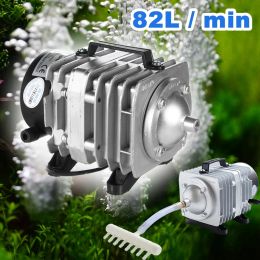 Accessories ACO328 55W 82L/min Electromagnetic Air Compressor Fish Tank Oxygen Pump Aquarium Fish Pond Compressor Oxygen Pump