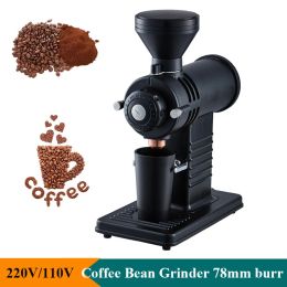 Tools Electric Coffee Grinder Machine Tabletop Fresh Coffee Bean Grinding Machine 200W 78mm Burr Home Use