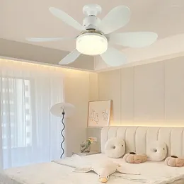 Ceiling Lights 2 In 1 Electric Fan With Remote Control Modern LED Lamp 3 Gear Adjustable Dimmable Light For Patio Coffee Shops