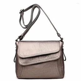 Shoulder Bags Crossbody For Women Leather Handbags High Quality Sac A Main Female Bag Vintage Messenger