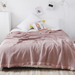 Blankets Washed Super Soft Coverlet Bed Sheet Cotton Three Layer Gauze Towel Blanket Air Condition For Single Double