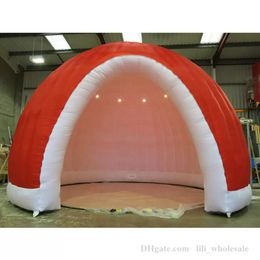 10x10x4.5mH (33x33x15ft) Small Inflatable Dome Tent Igloo Circus Marquee With Printing For Promotional From China