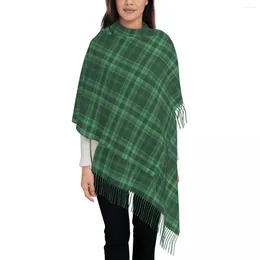 Scarves Outdoor Scarf Autumn Scottish Pattern Shawls And Wrap Chequered For St Patrick's Day Design Bandana Unisex Retro Wraps