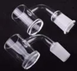 SAML 25mm Double Walls Quartz Thermal Banger Smoking Accessories Nail Male Joint Size 14mm and 18mm 90 degrees PG5149 ZZ