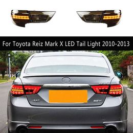 Rear Lamp Streamer Turn Signal Indicator For Toyota Reiz Mark X LED Tail Light Assembly 10-13 Brake Reverse Parking Running Light Taillights
