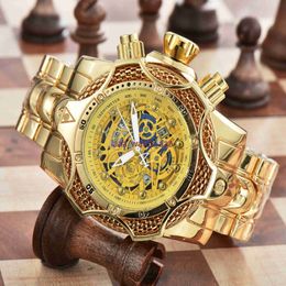 Yenilmez saat 2021 Yüksek kaliteli büyük kadran otomatik tarih paslanmaz çelik bilek erkek kuvars saatler reloj de hombre182v satmak