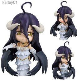 Anime Manga 10cm #642 Albedo Anime Figure OverLord #631 Ainz Ooal Gown Action Figure Sexy Girl Figurine PVC Collection Model Doll Toys yq240325