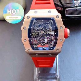 Male RM Wrist Watch Calendar Wristwatch mens watch designer watches movement automatic luxury Paneraiss Wine Barrel Leisure s Watch 35-05 Automatic