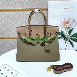 Bk Crocodile Bags Trusted Luxury Handbag 2024 New Crocodile Pattern Cap with Litchi Pattern Head Layer Cowhide Genuine Leather Womens Bag 25c have logo HBGO