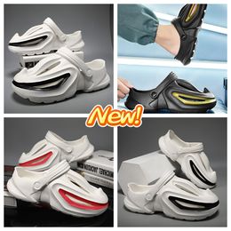 GAI Shark billed soft soled beach shoes men's height summer shoes breathable outdoor sandals Men Rubber Factory Cheap Beach Outdoor Hole rise Breathable