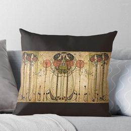 Pillow Art Nouveau Charles Mackintosh The Wassail Throw Ornamental Sofa S