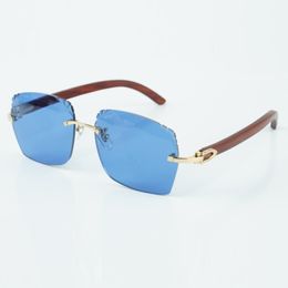 Direct sales fashion 3524018 with natural original wood legs and cut sunglasses size 18-135 mm