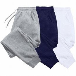 Yeni Mans Sweatpants Sonbahar Kış Baskı Polar Sıcak Jogging Pantolon Erkek Açık Mekan Takipleri Harajuku Street Giyim Günlük Pantolon A3IH#