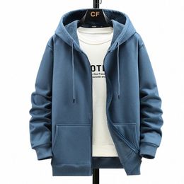 plus Size 10XL 12XL Hoodie Men Autumn Winter Fleece Hoodies Solid Color Jacket Hoodies Big Size 12XL Blue Black Red Grey 30Zi#