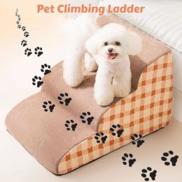 Mats Memory Foam Dog Sofa Stairs Pet 2/3/4 Steps Stairs for Small Dog Cat Ramp Ladder Antislip Bed Stairs Pet Supplies Easy to Clean