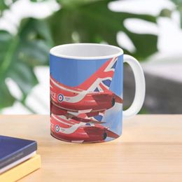 Mugs The Red Arrows Take Of At RIAT 2024 Coffee Mug Cups For Glass Porcelain Ands