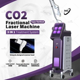 Fractional CO2 Laser Machine Remove Striations of Pregnancy CO2 Laser Vaginal Tightening Dark Skin Rejuvenation Wrinkles Acne Removal Device