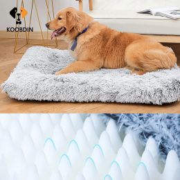 Mats Plush Dog Bed Mat Dog Beds Removable Cover for Small Medium Large Dogs Cats Puppy Square Cushion Super Soft Fleece Pet Supplies