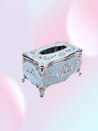 Elegant European Style Tissue Box Cover Chic Napkin Case Holder el Home Decor Organiser Room KTV Supplies Furnishing Box 2103267912498