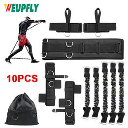 Boxing Training Resistance Band Set Enhance Explosive Power Strength and Agility Training Equipment for Muay ThaiVolleyball 240322