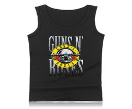 Men039s Tank Tops N ROSES Mens Shirt Hip Hop Gym Vest Fashion Bodybuilding Top Men Singlet Fitness Clothing GUNS And ROSESMen7014175