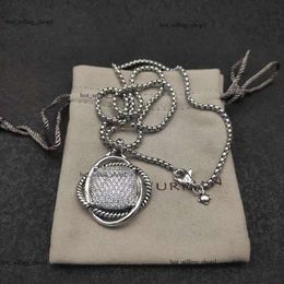 DY Мужчины звонит в колье Дэвида Юрма для женщины -дизайнерского ювелирного украшения серебряное ожерелье Dy