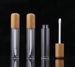 5ml Vintage Bamboo packing bottle Empty Lip Gloss Containers Balm Tube Cosmetic Containers Packaging Lipstick DIY6808613