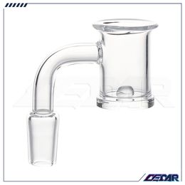 Hot Quartz Banger Prego 14mm Masculino 90 Graus Quartz Banger Terp Slurper Fumar Acessórios Para Bongos De Vidro Dab Rigs