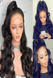 Body Wave 360 Frontal Human Hair Full Lace Wigs Pre Plucked Peruvian Body Wave lace Front Wigs for Black Women2598809