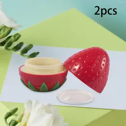 Storage Bottles 2Pcs Cosmetic Containers Empty With Sealed Lid Cute Reusable Sample Jars For Cream Lotions Lip