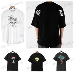 Men's T-Shirts Angel T Shirt Designer Clothing Spray Letter Sleeve Spring Summer Mini Tide Man Woman Tee Maglietta Angels T240326