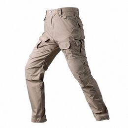 new Tactical Cargo Pants Mens SWAT Combat Military Trousers Male Casual Cott Multi-pocket Straight Slim Pant IX2 Spring Autumn J3Oi#