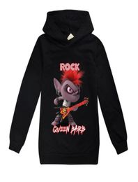 Trolls Rock Queen Barb boys sweatshirts clothes baby hoodie kids cartoon hoodies guitar Halloween costume teen girls clothing LJ205874861