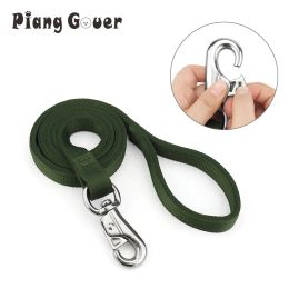 Leashes Army Green Thickened Large Dog Leash MultiLayer Pet Leashes Outdoor Walking Rope For Medium Big Dogs