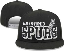 ''Spurs''Ball Caps 2023-24 unisex fashion cotton strapback baseball cap snapback hat men women sun hat embroidery spring summer cap wholesale a0