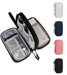 Electronics Organiser 2 Layer Travel Cable Gadget Accessory Storage Bag Hard Drive PowerBank Earphone Case 1XBJK21068984783