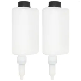 Liquid Soap Dispenser 2 Sets Bottle Parts Kitchen Shampoo Conditioner Container Wall Plastic Inner Foam