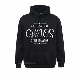 profial Chaos Coordinator Funny Mom Mother's Day Sweatshirts Fitn Tight Lg Sleeve Hot Sale Hoodies Hoods For Men w45Q#