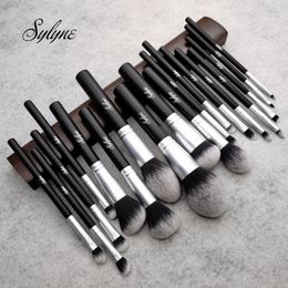 Makeup Brush Set Professional Brushes Full Black 18Pcs Face Eyes Cosmeitcs Powder Foundation Make Up Brushes Kit 240311