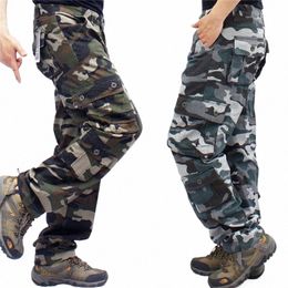 new Camoue Men Cargo Pants Men Casual Camo Multi Pockets Military Tactical Pants Hip Hop Joggers Streetwear Pantal Homme e7pP#